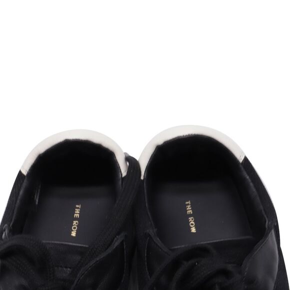 The Row Owen Sneakers in Black Leather - Picture 8 of 12